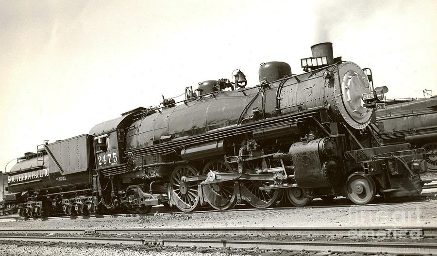 VINTAGE RAILROAD - Southern Pacific 2475. 2-6-0 Photograph by John and Sheri Cockrell