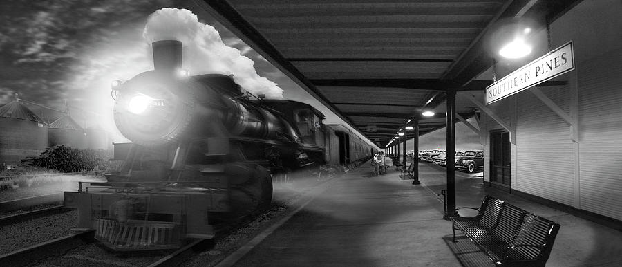 Southern Pines Station Panoramic Photograph by Mike McGlothlen