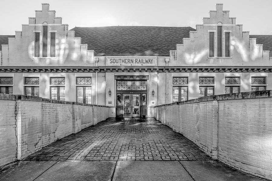 Southern Railway black and white Photograph by Sharon Popek