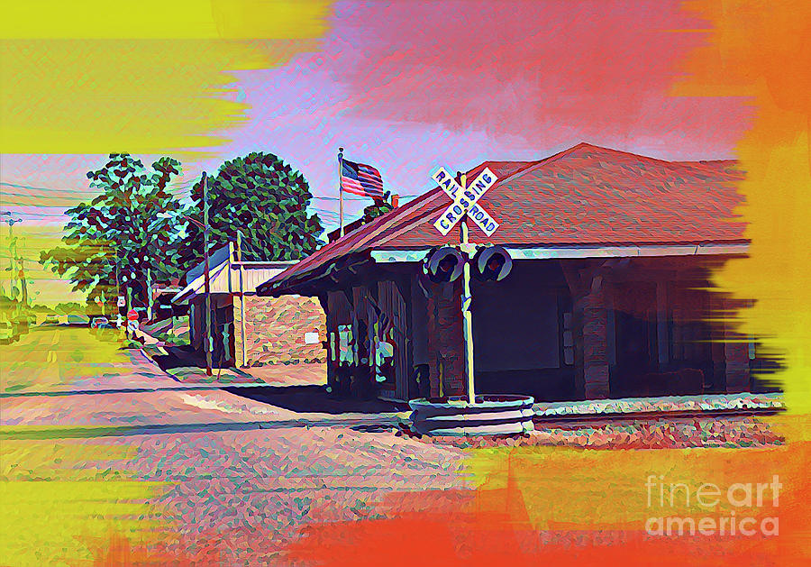 Landscape Digital Art - Southern Roads by Karen Francis Landscape Digital Art - Southern Roads by Karen Francis
