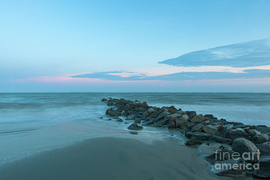 Southern Salty Shore - On the Rocks Photograph by Dale Powell