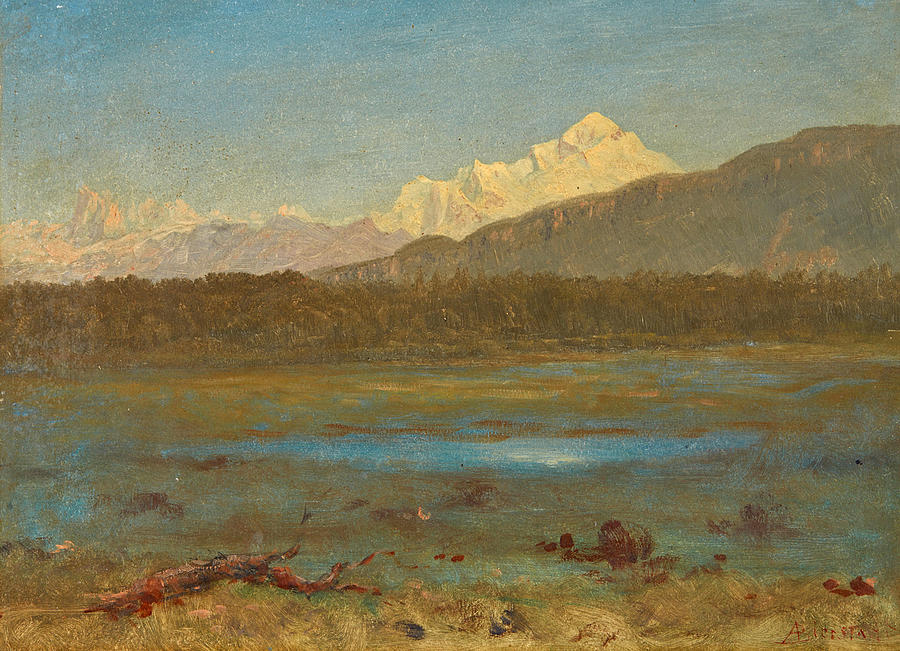 Southern Sierra, Mount Whitney Region Painting by Albert Bierstadt
