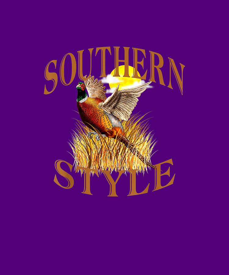 Southern Style Pheasant Wildlife Country Drawing by Do Tran Quang Pixels