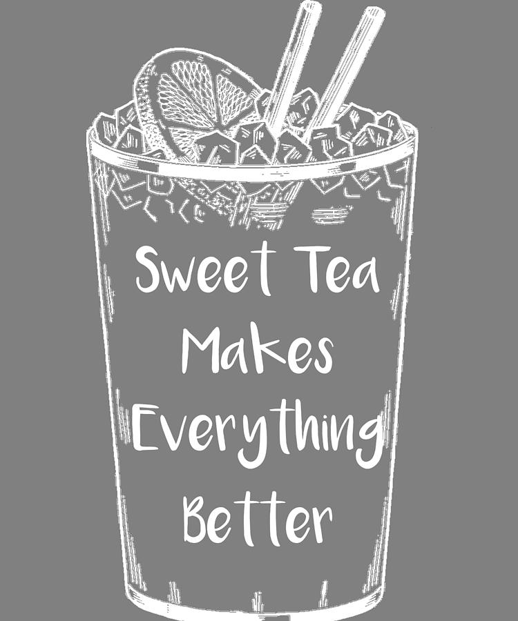 Southern Sweet Tea Southern Lady Digital Art by Stacy McCafferty Fine