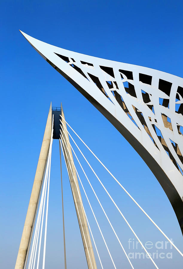 Southport Bridge Abstract Photograph by Bryan Attewell