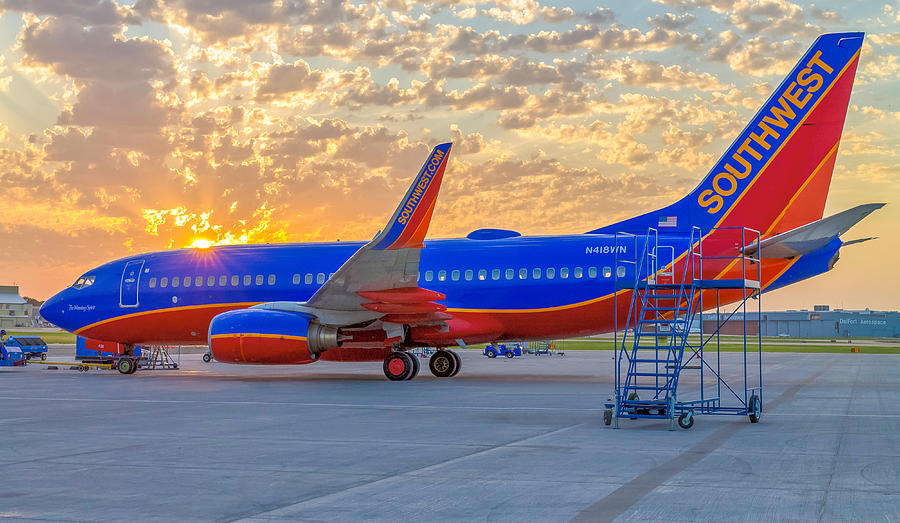 Southwest Airlines 737 The Winning Spirit Photograph by Robert Bellomy