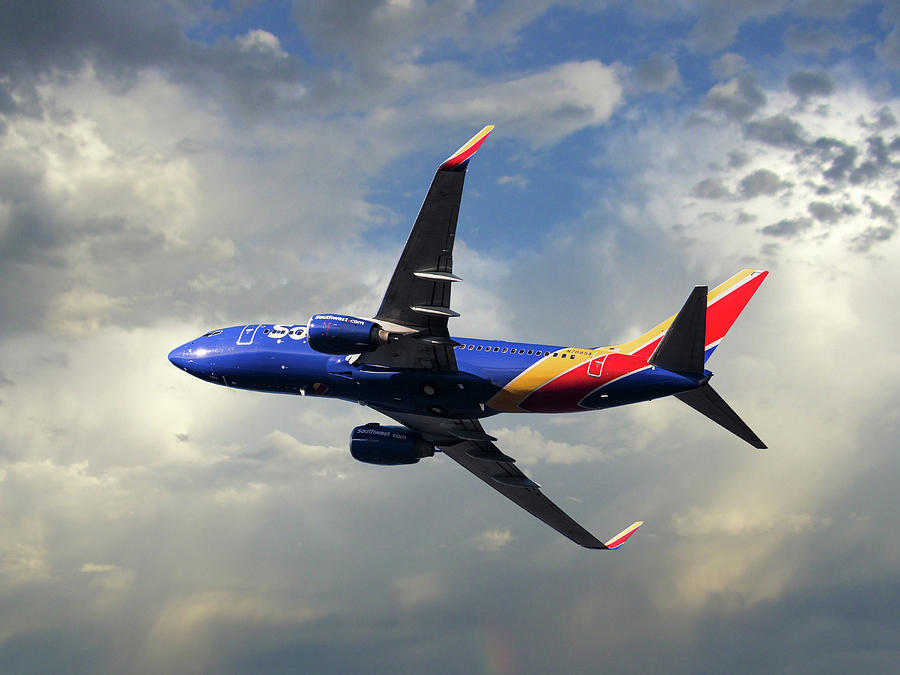 Southwest Airlines Boeing 737 Photograph by Erik Simonsen