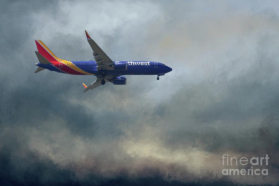 Southwest Airlines Photograph - Southwest Airlines Boeingb 737 Max 8 by Eva Lechner
