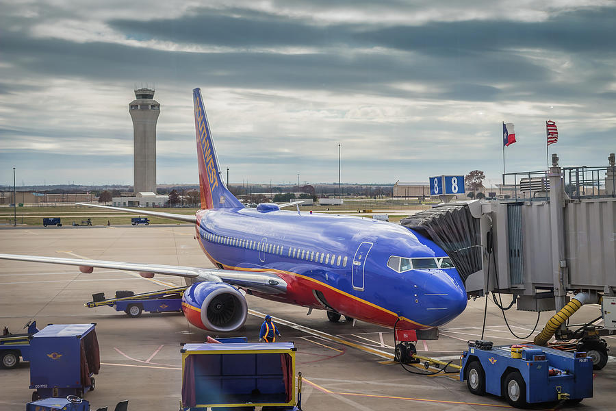 Southwest Airlines in Austin Texas Photograph by Robert Bellomy