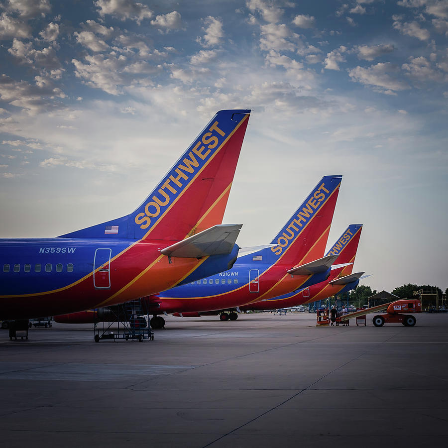 Southwest Airlines Planes Photograph by Robert Bellomy