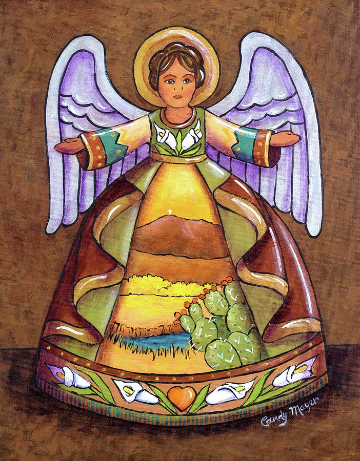 Southwest Angel Painting by Candy Mayer