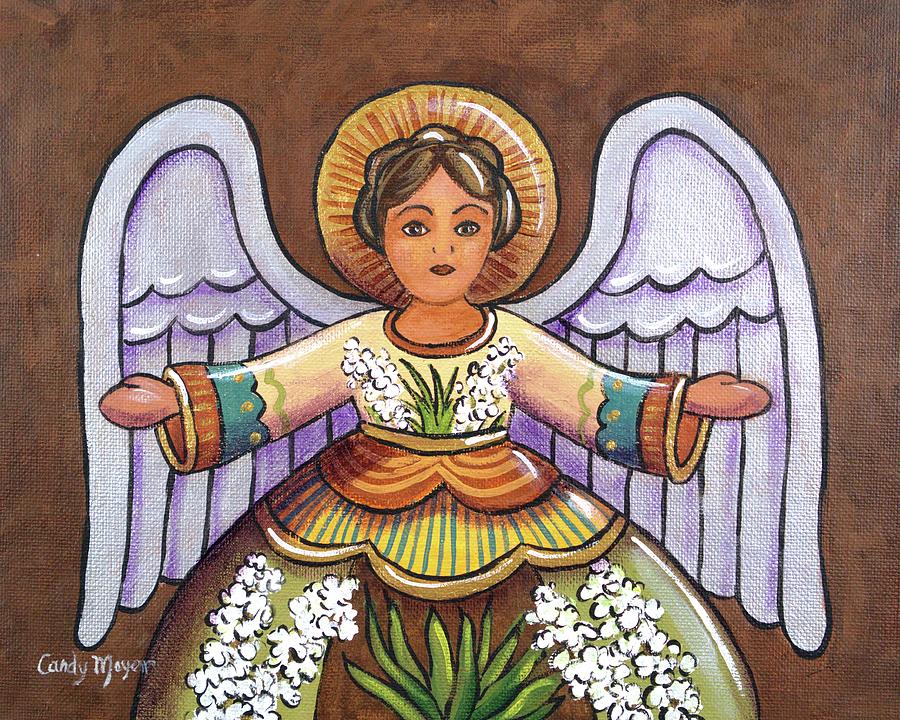 Southwest Angel With Yuccas Painting