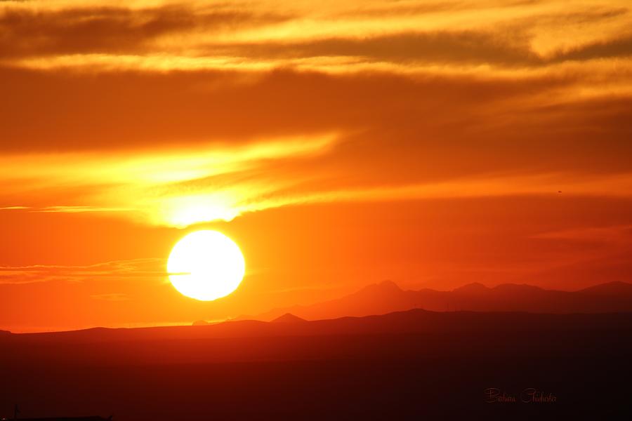 Southwest Desert Sunset Photograph by Barbara Chichester