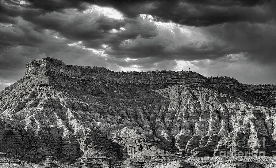 Southwest Landscape Black White Photograph by Chuck Kuhn - Fine Art America