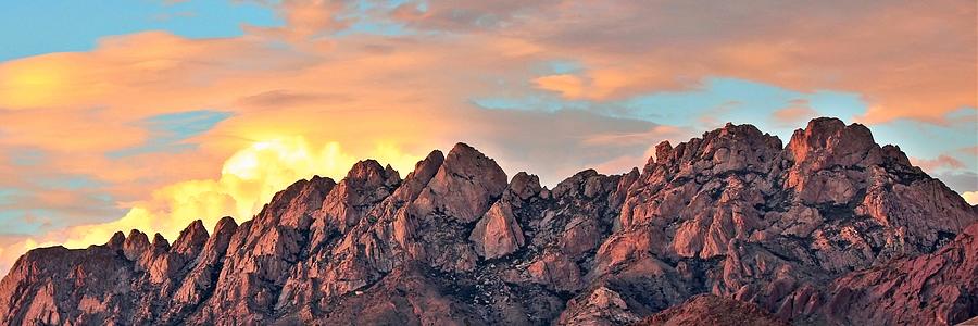 Southwest Mountain Sunset Photograph by Barbara Chichester