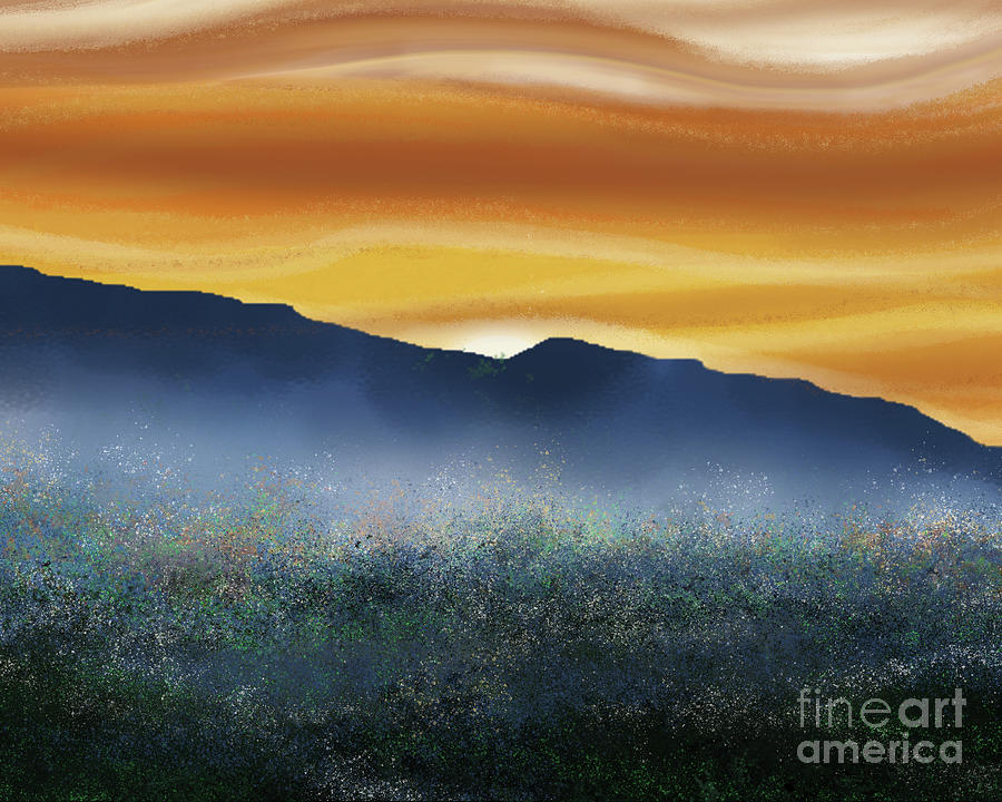 Southwest Sunset Digital Art by Alicia Heyman