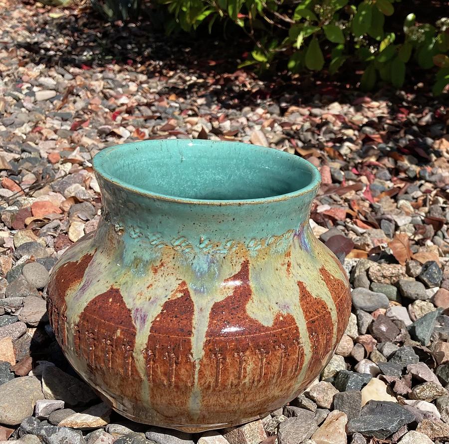 Beanpot Sculpture - Southwest Vase by Mike Coyne
