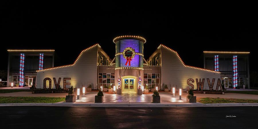 Southwest Virginia Cultural Center Lights Photograph by Dale R Carlson
