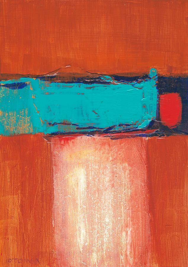 Southwestern Abstract Painting by Bill Tomsa