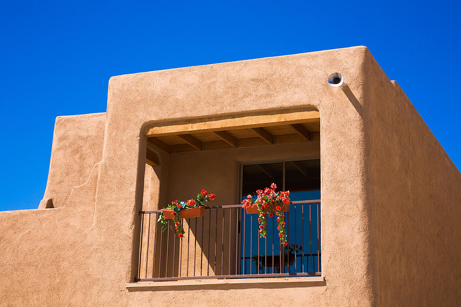 southwestern Arizona adobe residential architecture new house construction, unsold homes Photograph by Dszc