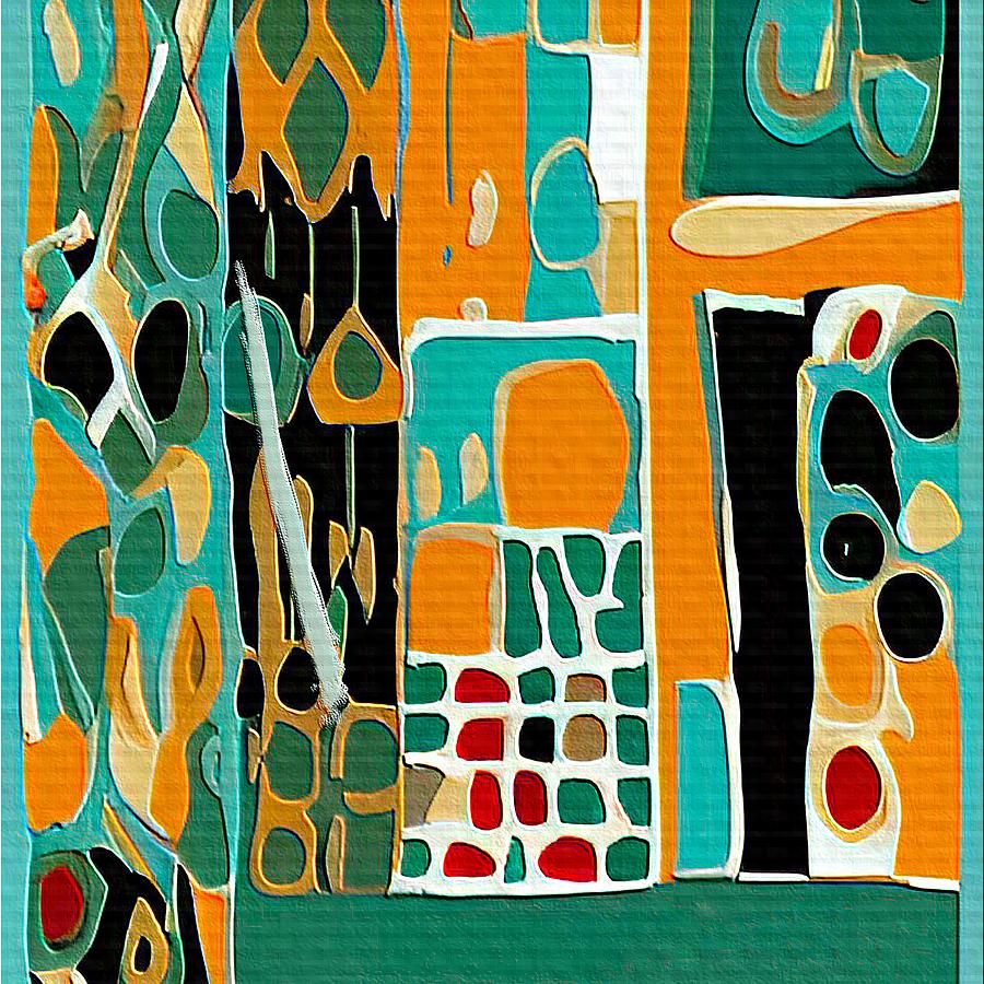 Southwestern Color Blocks II Digital Art by Bonnie Bruno