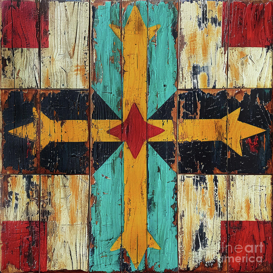 Southwestern Pattern 13 Painting by Tina LeCour