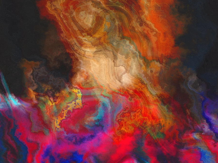 Southwestern Rainbow Digital Art by Artistocratic Space - Pixels
