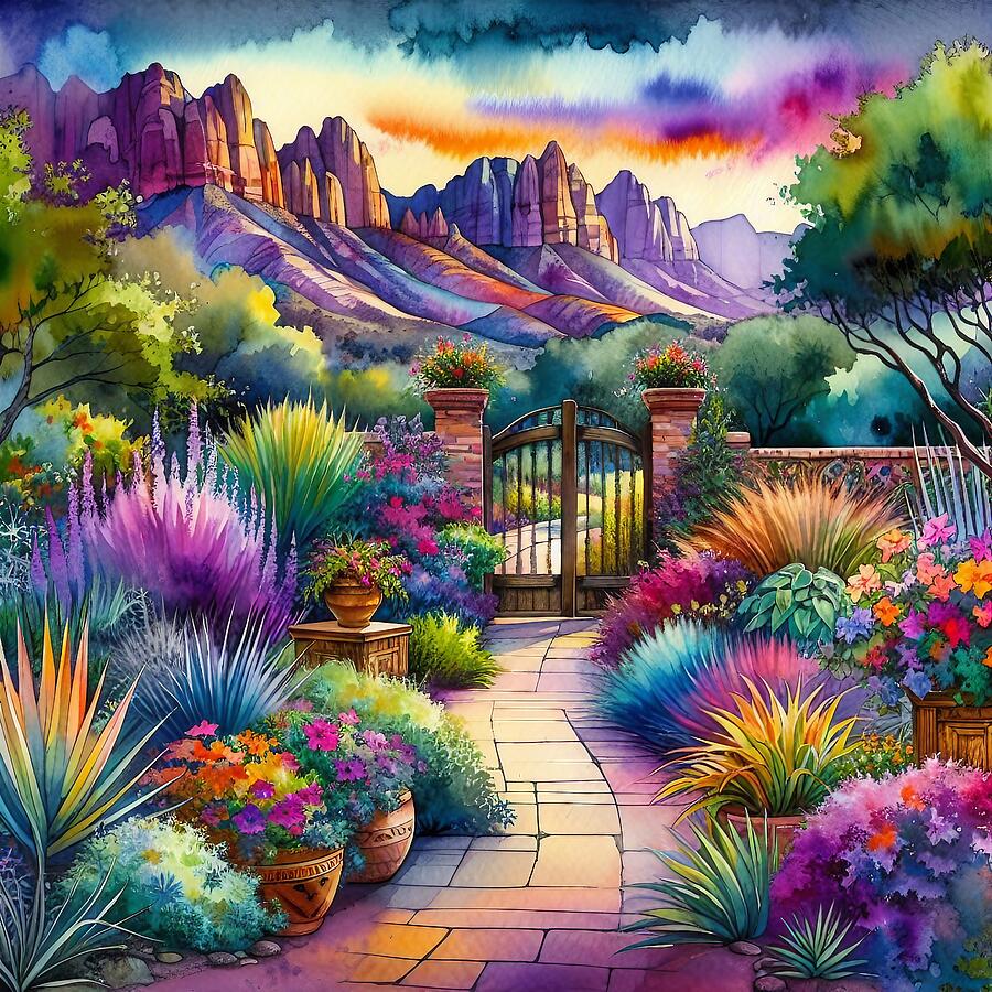 Southwestern Serenity Digital Art by Stephanie Fischer Southwestern Serenity Digital Art by Stephanie Fischer