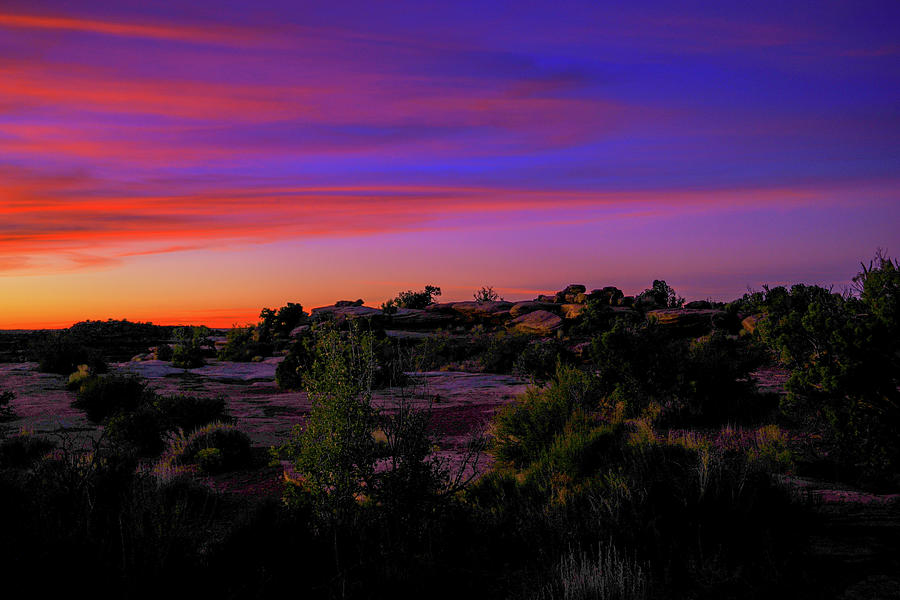 Southwestern sundown near Moab Utah Photograph by Jeff Swan