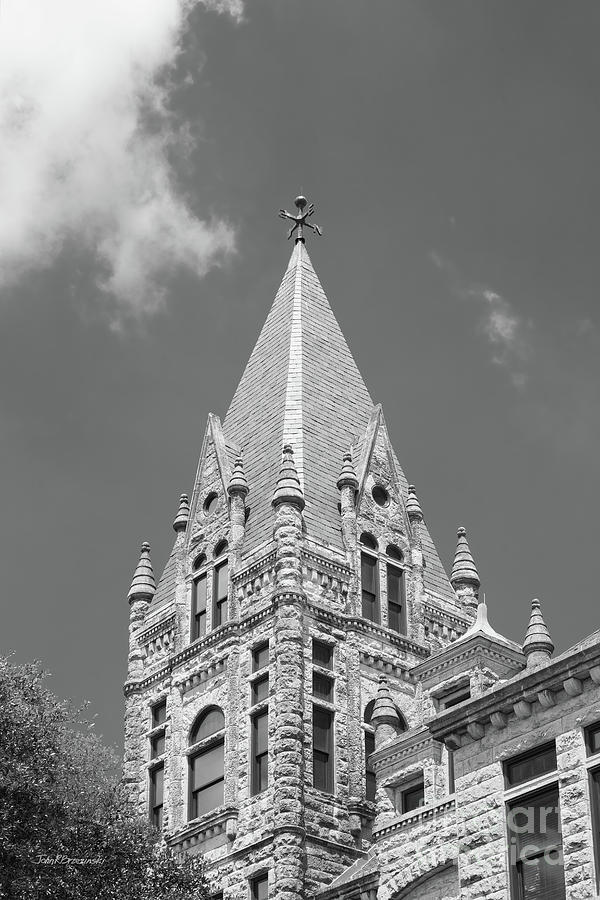 Georgetown University Photograph - Southwestern University Cullen Building Tower by University Icons