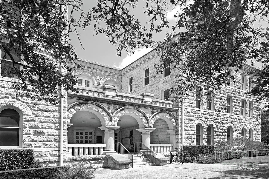 Georgetown University Photograph - Southwestern University Mood Bridwell Hall by University Icons