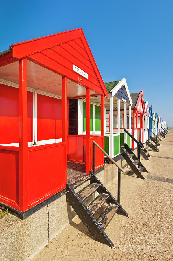 Southwold beach huts, Suffolk, England Photograph by Neale And Judith Clark