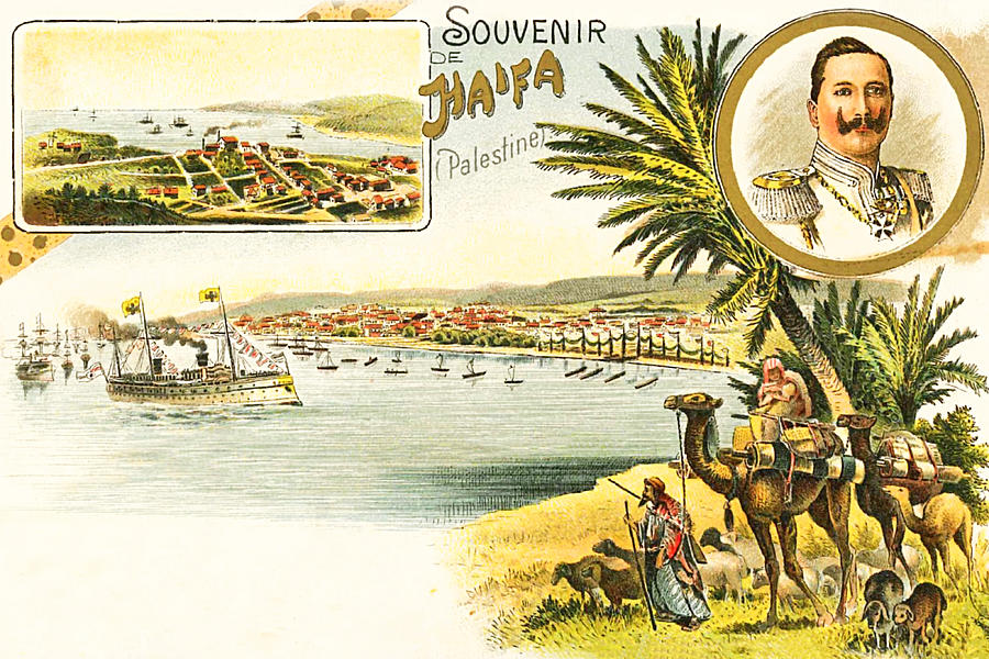 Souvenir of Haifa in 1898 Photograph by Munir Alawi