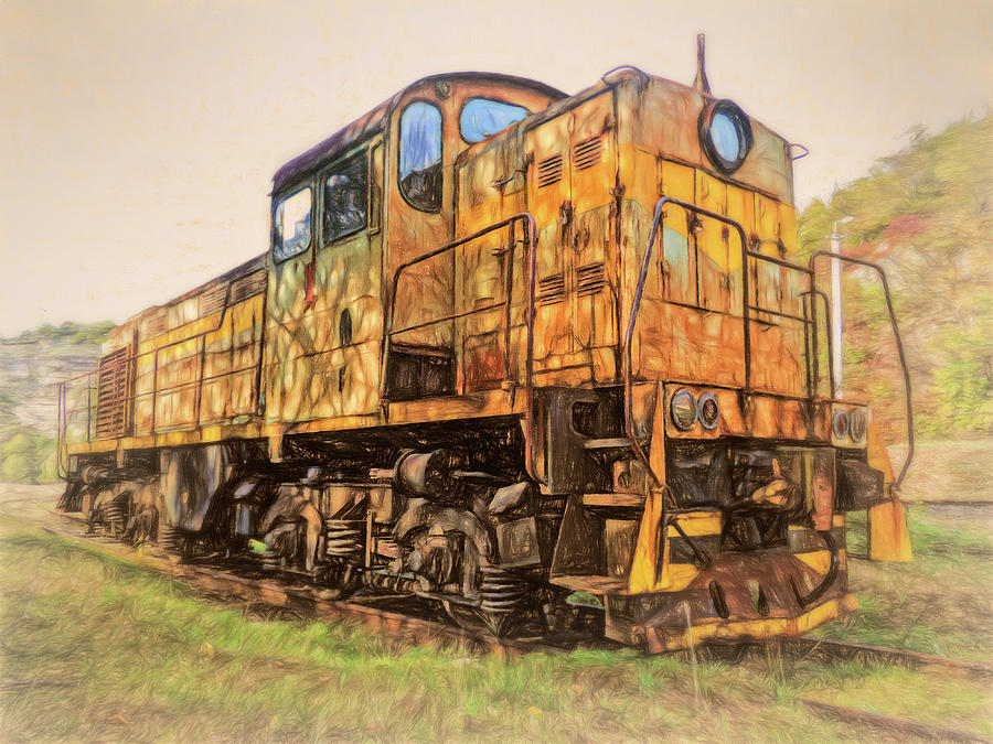Soviet Era Locomotive by Claude LeTien Soviet Era Locomotive by Claude LeTien