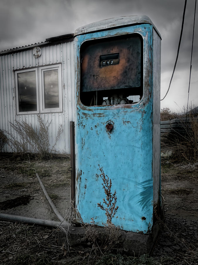 Soviet Gas Pump Photograph by Claude LeTien