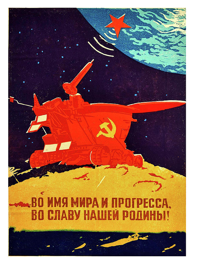 Soviet Digital Art - Soviet Moonwalker by Long Shot