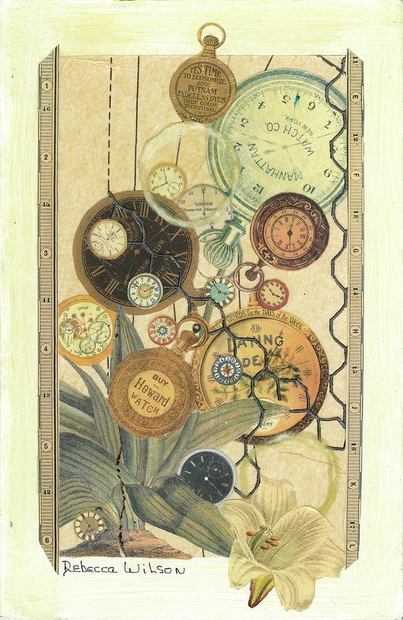 Sowing the Seeds of Time #2 Mixed Media by Rebecca Wilson
