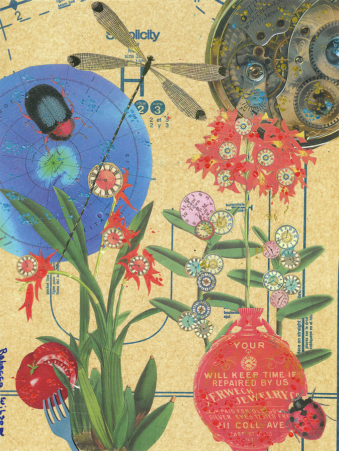 Sowing the Seeds of Time #3 Painting by Rebecca Wilson
