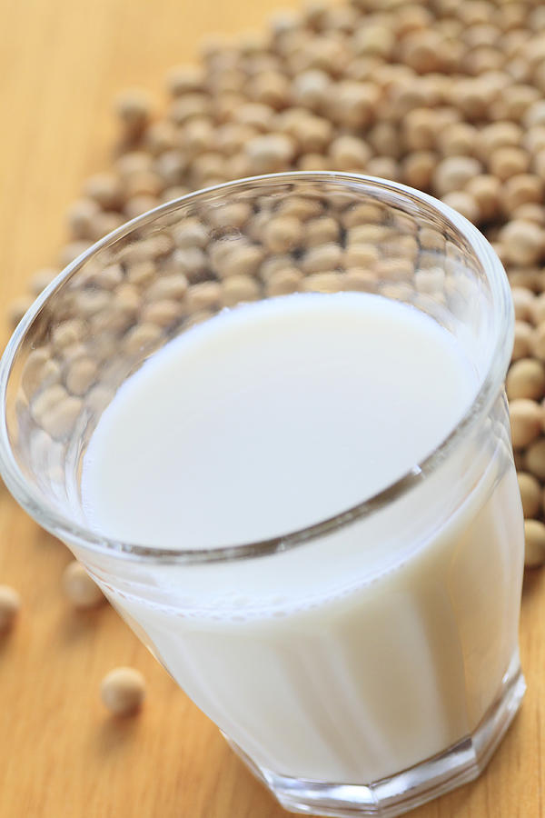 Soy Beans And Soy Milk Photograph by Yankane