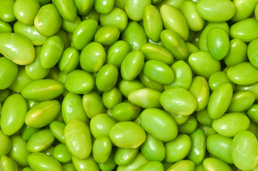 Soy Beans Background Photograph by Jamesmcq24