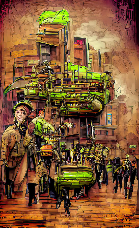 Soylent Green Production Facility 1 Digital Art by Floyd Snyder