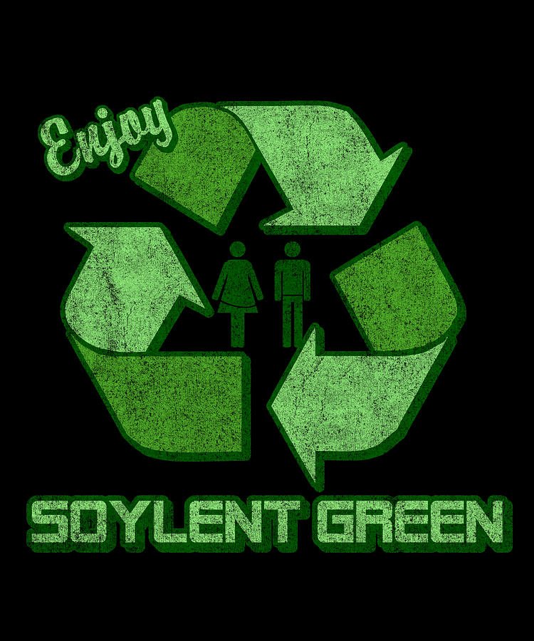Soylent Green Retro Digital Art by Flippin Sweet Gear Soylent Green Retro Digital Art by Flippin Sweet Gear