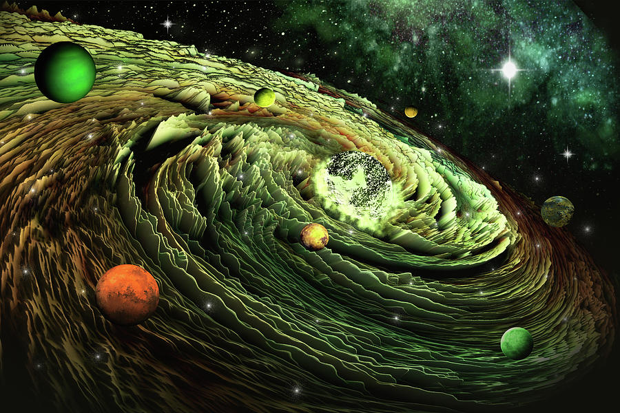 Space Adventures Galaxy G20 Digital Art by Artful Oasis