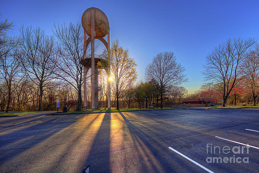 Travel Photograph - Space Age Water Tower by Larry Braun Travel Photograph - Space Age Water Tower by Larry Braun