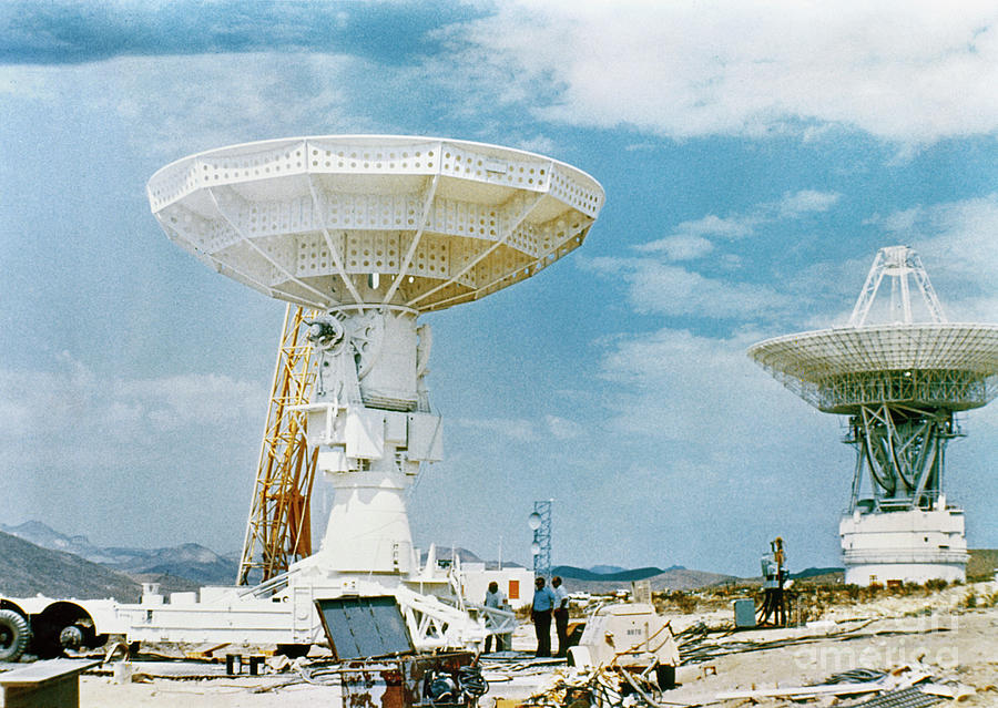 Space Antenna, 1974 Photograph by Granger