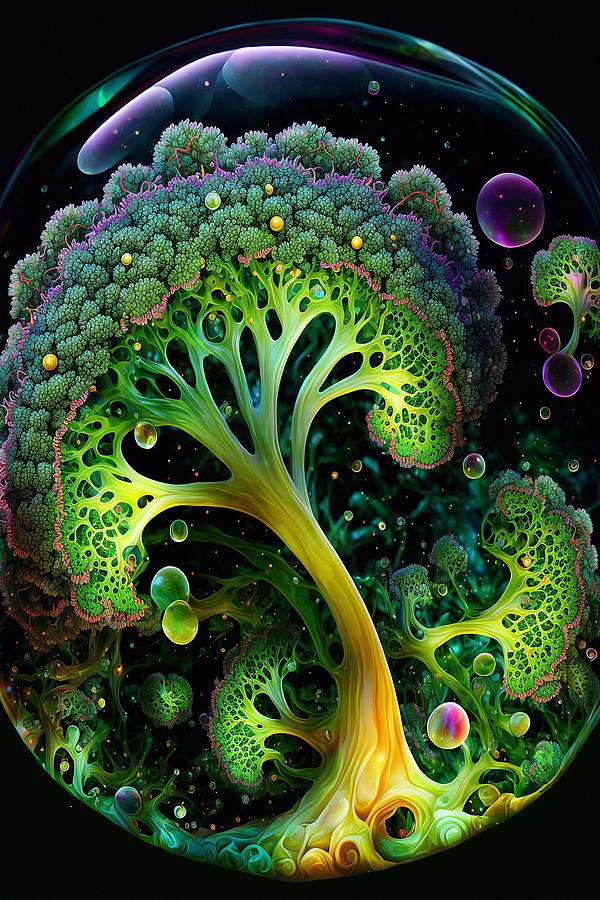 Space Broccoli 022 Digital Art by Space Broccoli - Fine Art America