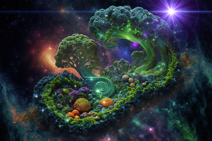 Space Broccoli 127 Digital Art by Space Broccoli - Fine Art America