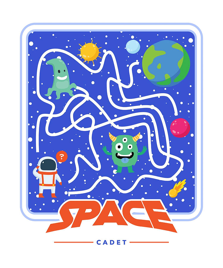 Space Cadet Poster funny Painting by Will Young Fine Art America