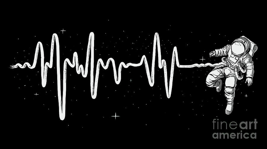 Space Digital Art - Space Heartbeat by Digital Carbine