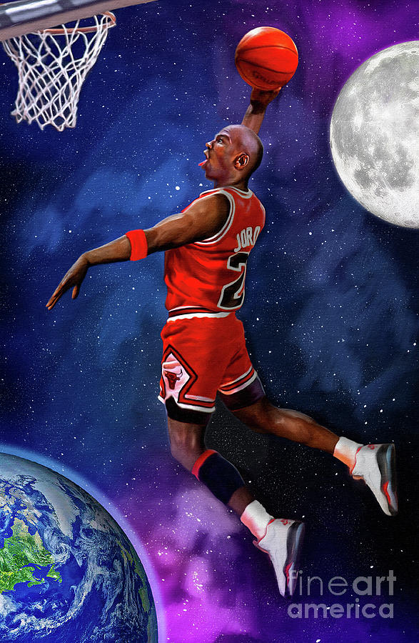 Space Jam Michael Jordan by Mark Spears